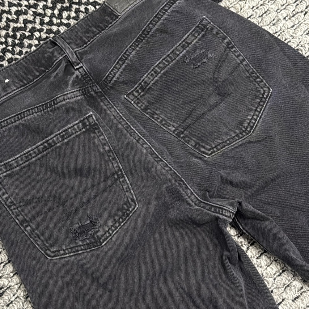 American Eagle Highest Rise 90’s Boyfriend Jeans Women’s Sz 4L Distressed Casual - Picture 5 of 9